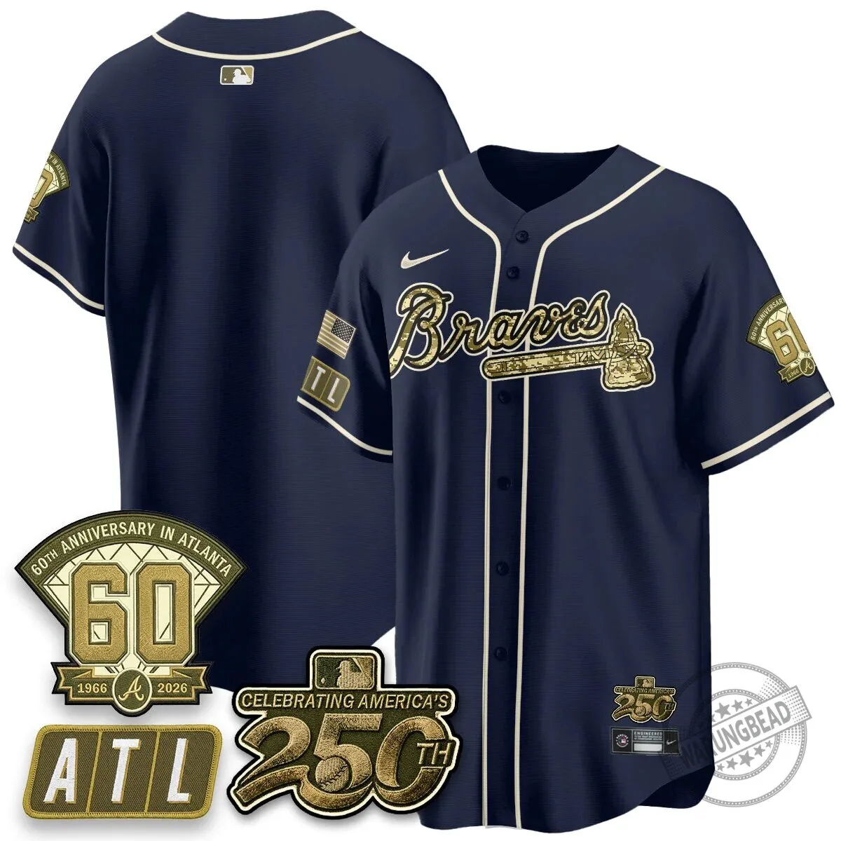 Atlanta Braves Ozzie Albies Salute to Service Baseball Jersey 62 Atlanta Braves Ozzie Albies Salute to Service Baseball Jersey