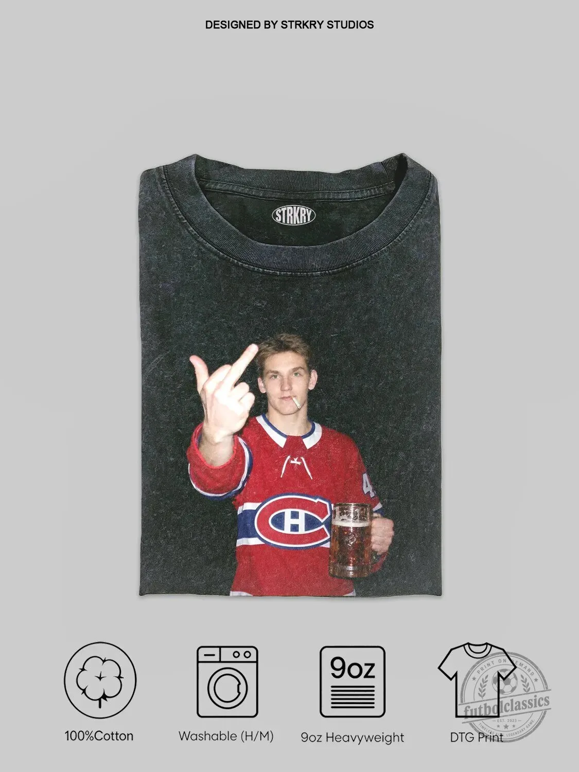 Cole Caufield Montreal Canadiens Hockey Player Middle Finger T-Shirt