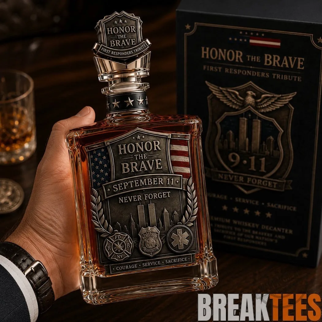 September 11 Never Forget First Responders Tribute Whiskey Decanter 7 September 11 Never Forget First Responders Tribute Whiskey Decanter