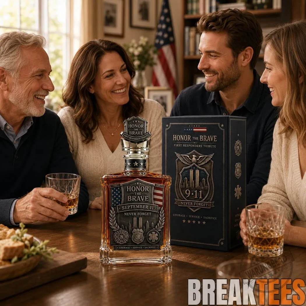 September 11 Never Forget First Responders Tribute Whiskey Decanter 10 September 11 Never Forget First Responders Tribute Whiskey Decanter