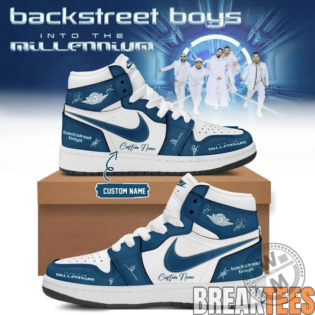 Backstreet Boys Into The Millennium Tour Custom Name High Top Shoes