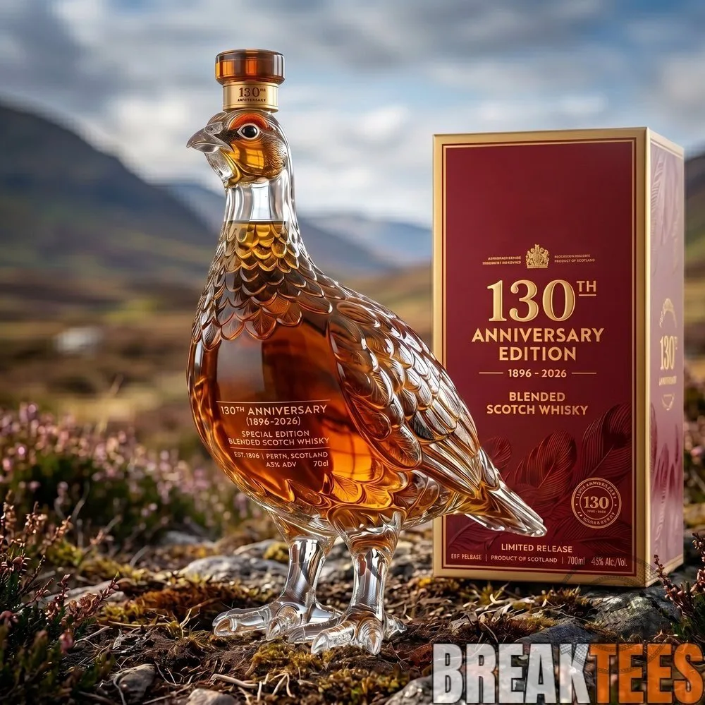The Famous Grouse 130th Anniversary Blended Scotch Whisky Bottle 3 The Famous Grouse 130th Anniversary Blended Scotch Whisky Bottle