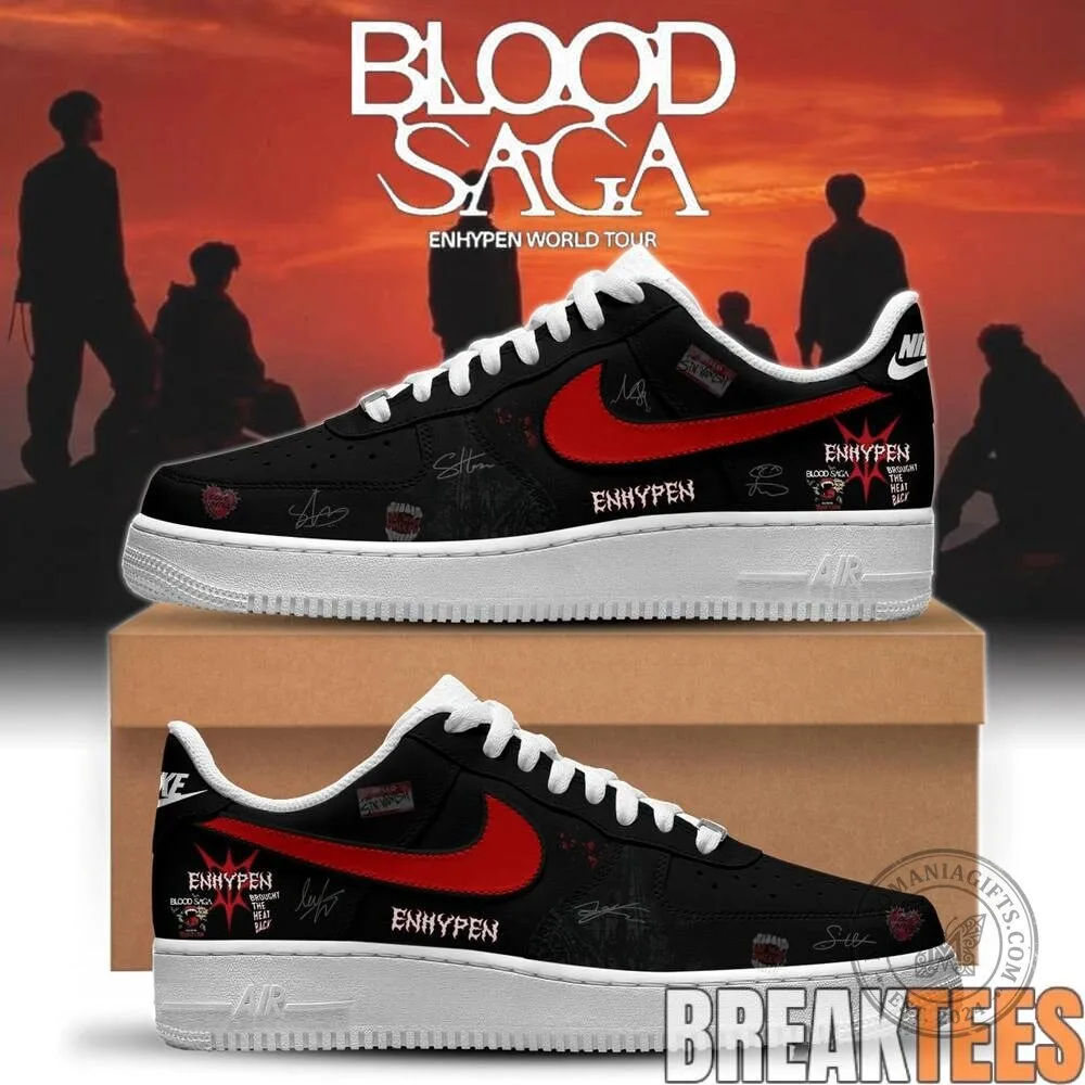 Enhypen Blood Saga World Tour Special Edition Air Force 1 Shoes