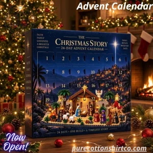 Christian Nativity Scene LEGO Advent Calendar & LEGO Building Block Set - 24-Day The Christmas Story Countdown Toy (Choose Option) 9 1 1