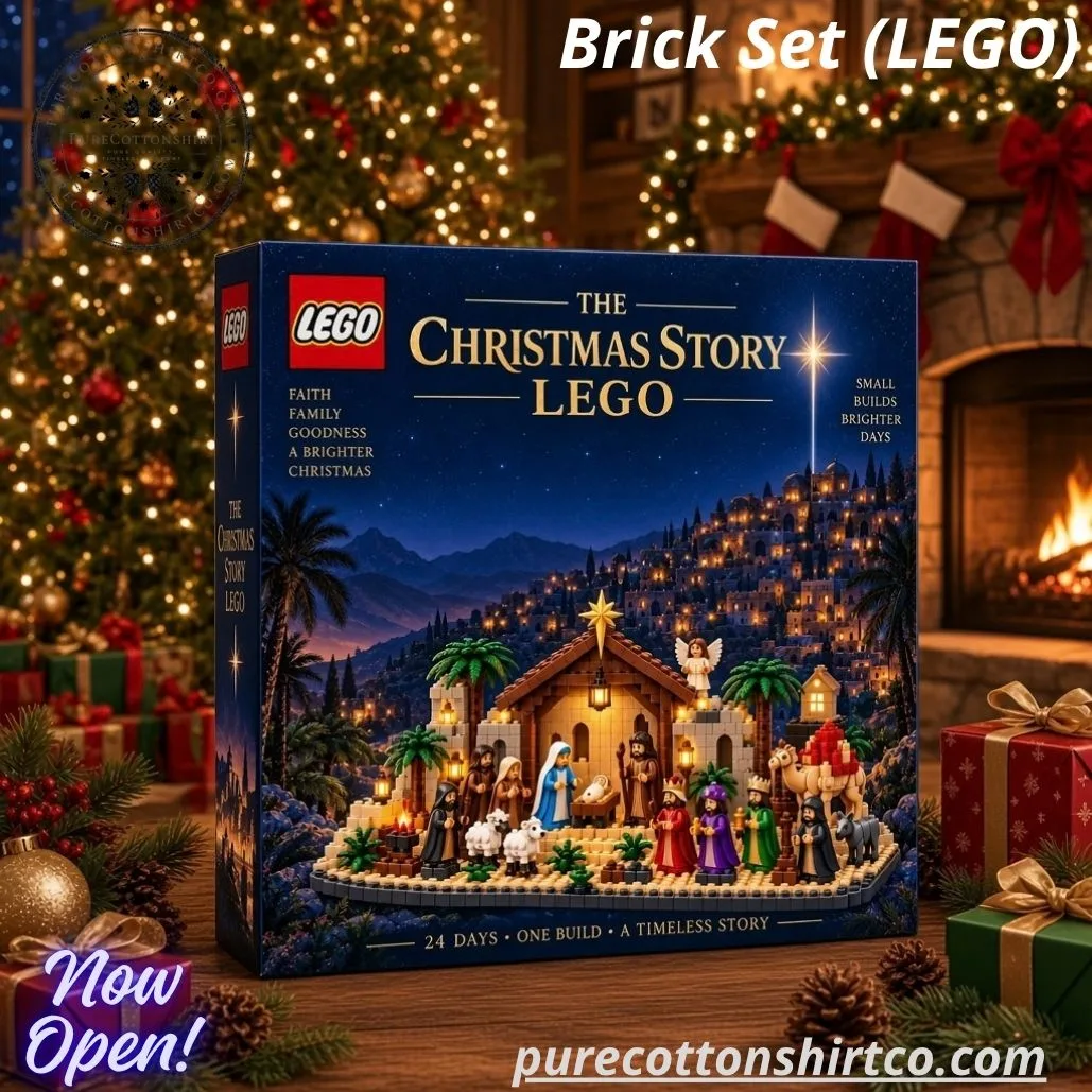 6 Christian Nativity Scene LEGO Advent Calendar & LEGO Building Block Set – 24-Day The Christmas Story Countdown Toy (Choose Op