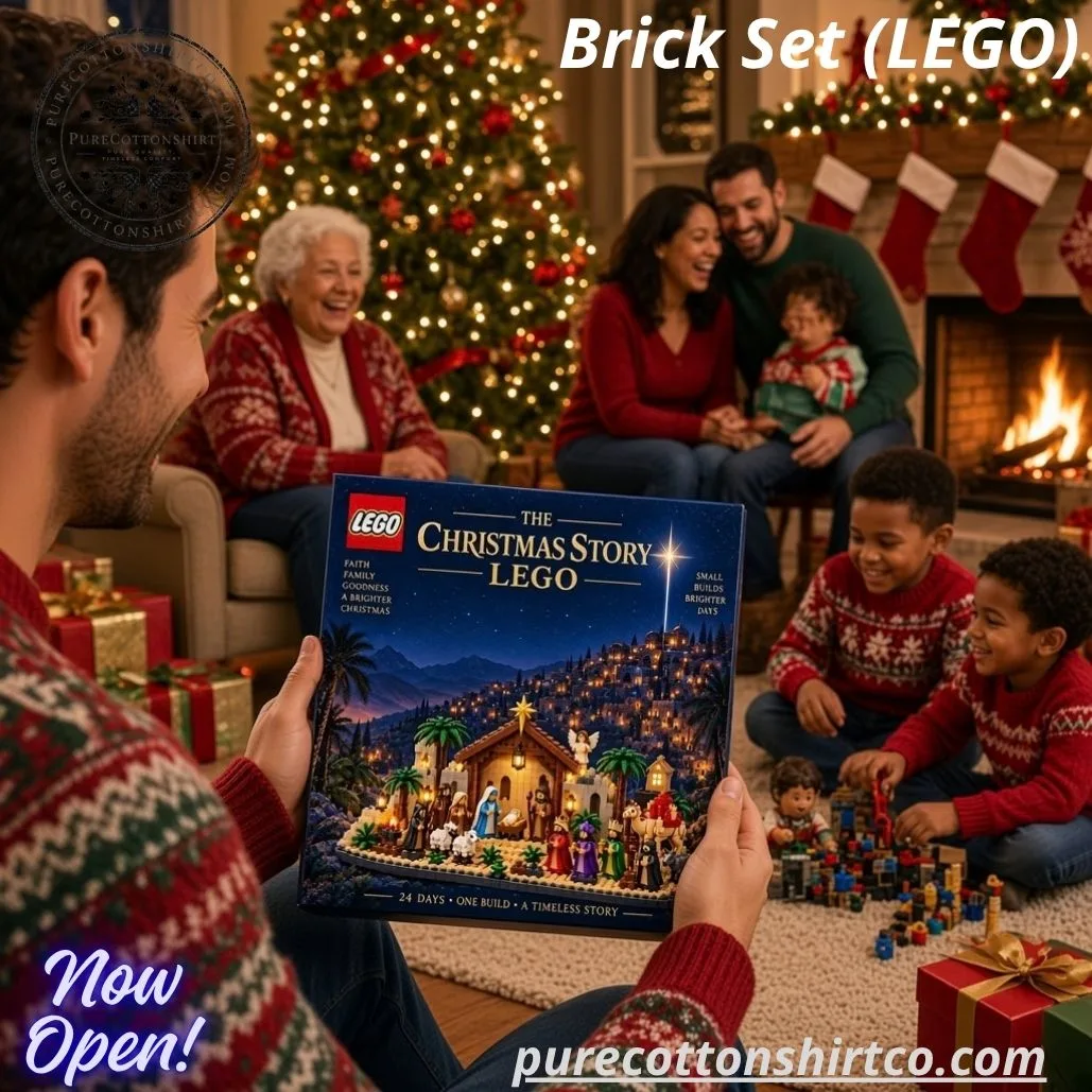 7 Christian Nativity Scene LEGO Advent Calendar & LEGO Building Block Set – 24-Day The Christmas Story Countdown Toy (Choose Op