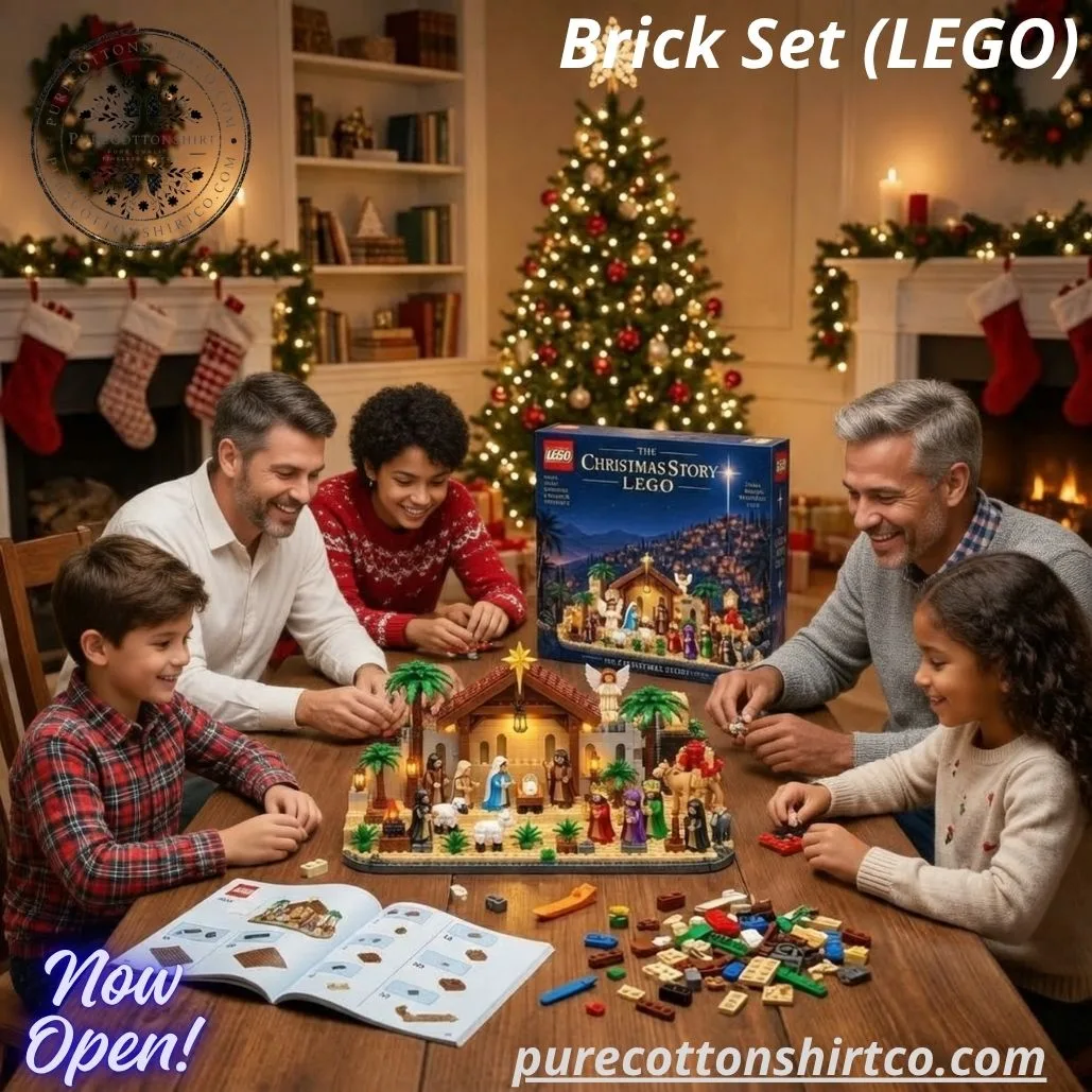 8 Christian Nativity Scene LEGO Advent Calendar & LEGO Building Block Set – 24-Day The Christmas Story Countdown Toy (Choose Op