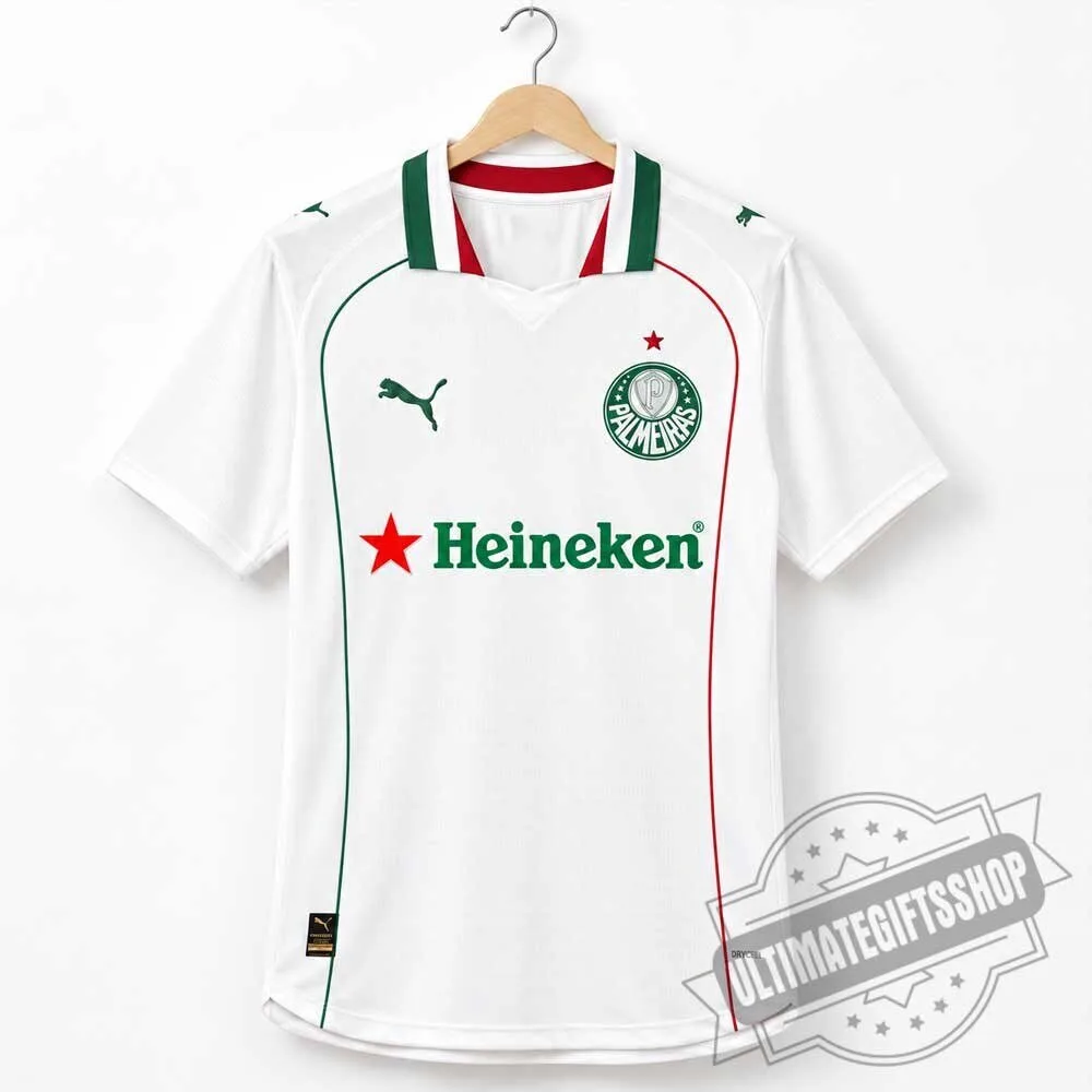 Puma SE Palmeiras Heineken Sponsor White Away Jersey Concept 3 Puma SE Palmeiras Heineken Sponsor White Away Jersey Concept