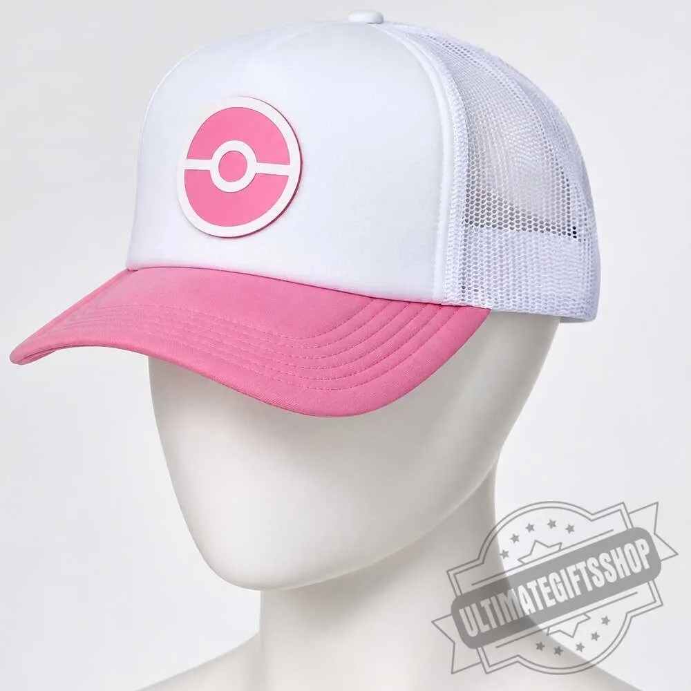 PopCrew Bestickte Team Pink Trainer Trucker Hat 4 PopCrew Bestickte Team Pink Trainer Trucker Hat