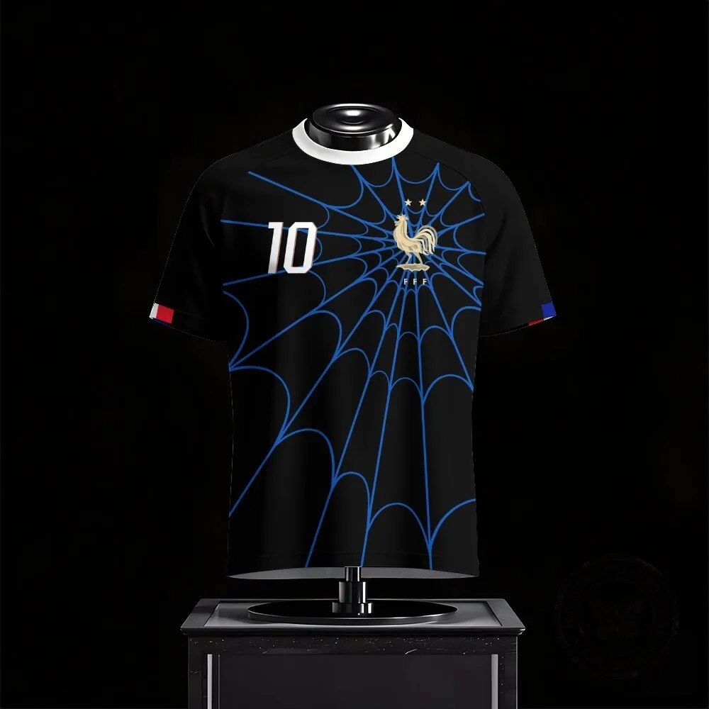 France Soccer Spiderweb Number 10 Football Jersey