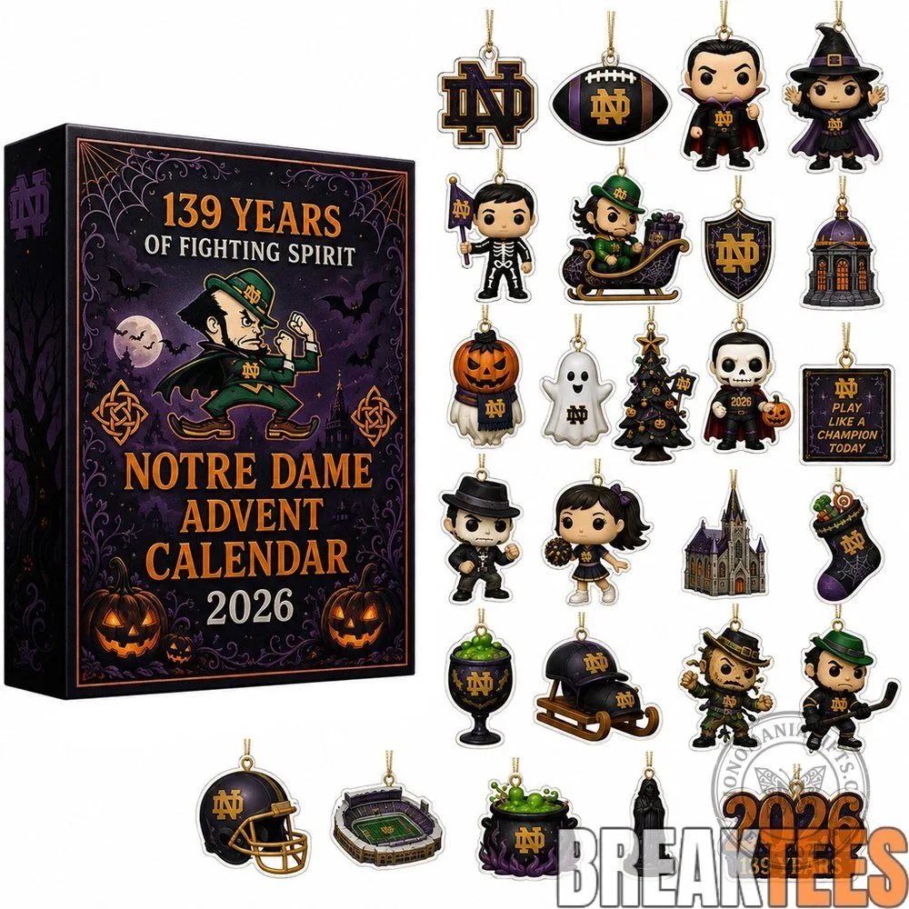 Notre Dame Fighting Irish Halloween Advent Calendar 2026
