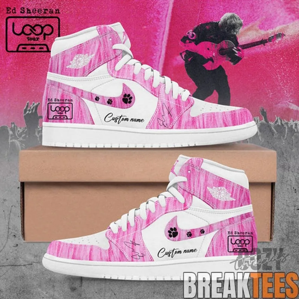 Ed Sheeran The Loop Tour 2026 Allegiant Stadium Signature High Top Shoes