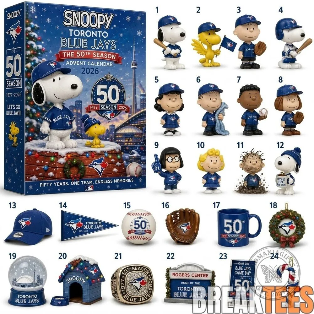 Snoopy Toronto Blue Jays 50th Season 2026 Advent Calendar Collector's Edition