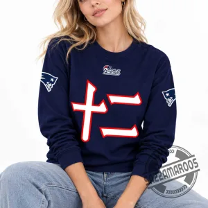 Tom Brady #12 New England Patriots Japanese Kanji Long Sleeve Shirt 5 Tom Brady #12 New England Patriots Japanese Kanji Long Sleeve Shirt
