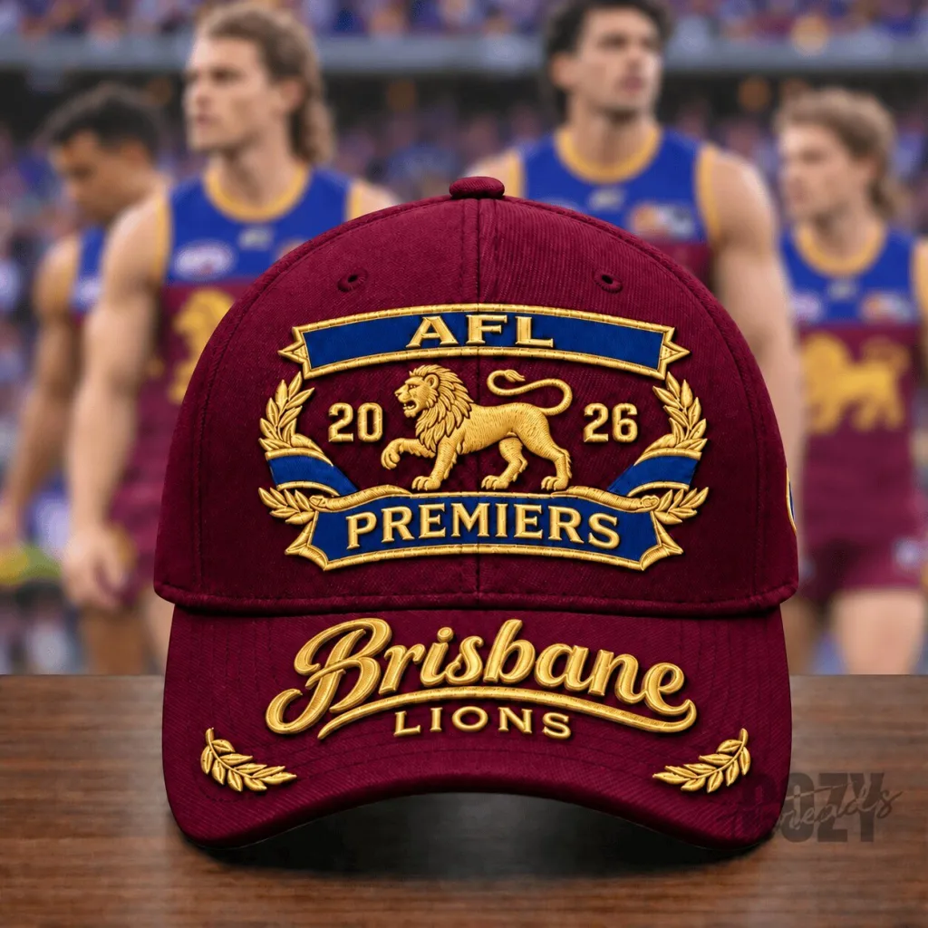 Brisbane Lions Australian Football League Premiers 2026 Cap Hat Brisbane Lions Australian Football League Premiers 2026 Cap Hat