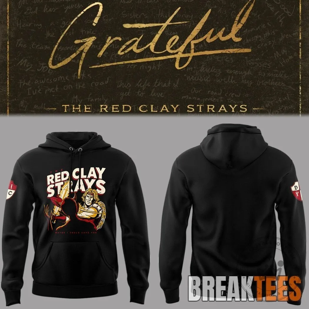 The Red Clay Strays The Grateful Tour Concert Black Hoodie