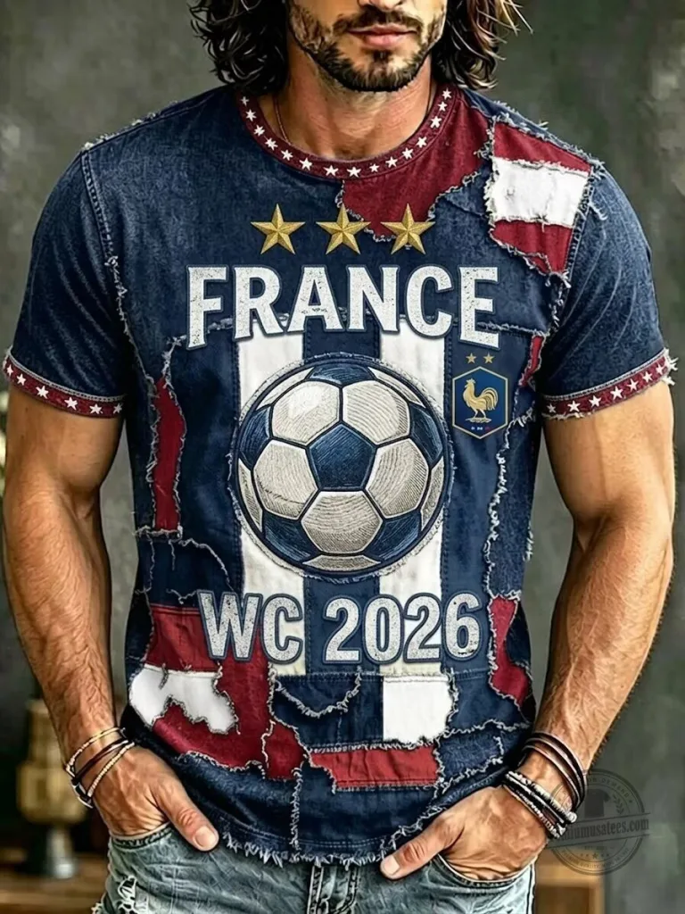 France Football World Cup 2026 Soccer Fan T-Shirt 6 France Football World Cup 2026 Soccer Fan T-Shirt