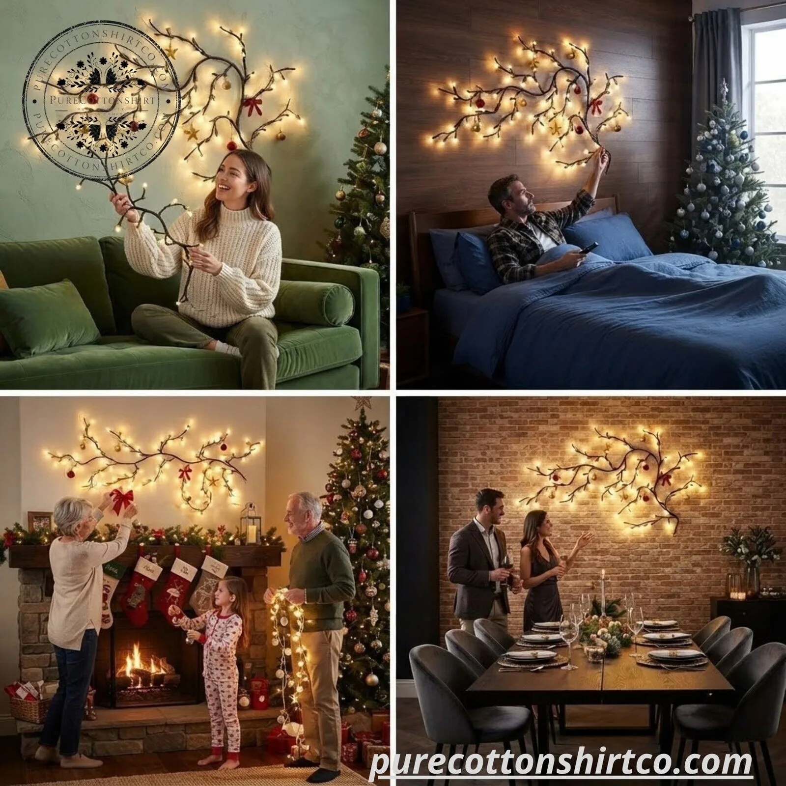 Warm White LED Branch Light Decorative Night Light 5 Warm White LED Branch Light Decorative Night Light