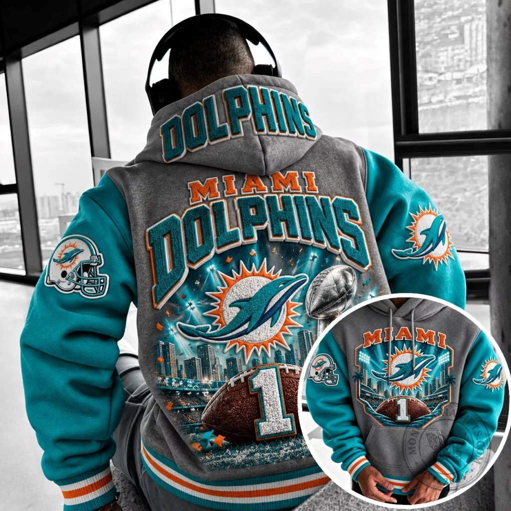 Miami Dolphins Football Team American Sport Hoodie Miami Dolphins Football Team American Sport Hoodie