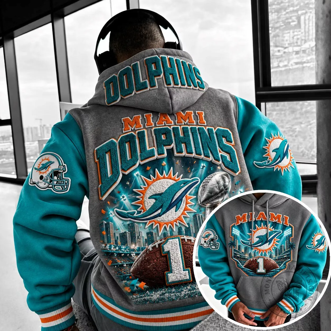 Miami Dolphins Football Team American Sport Hoodie 1 Miami Dolphins Football Team American Sport Hoodie