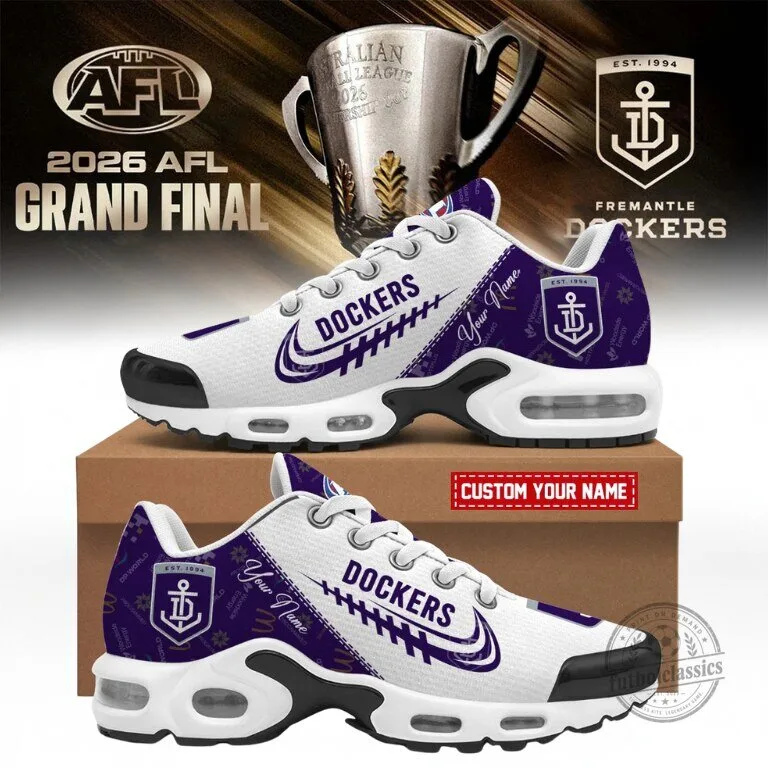 Fremantle Dockers AFL Grand Final 2026 Custom Name Sneakers