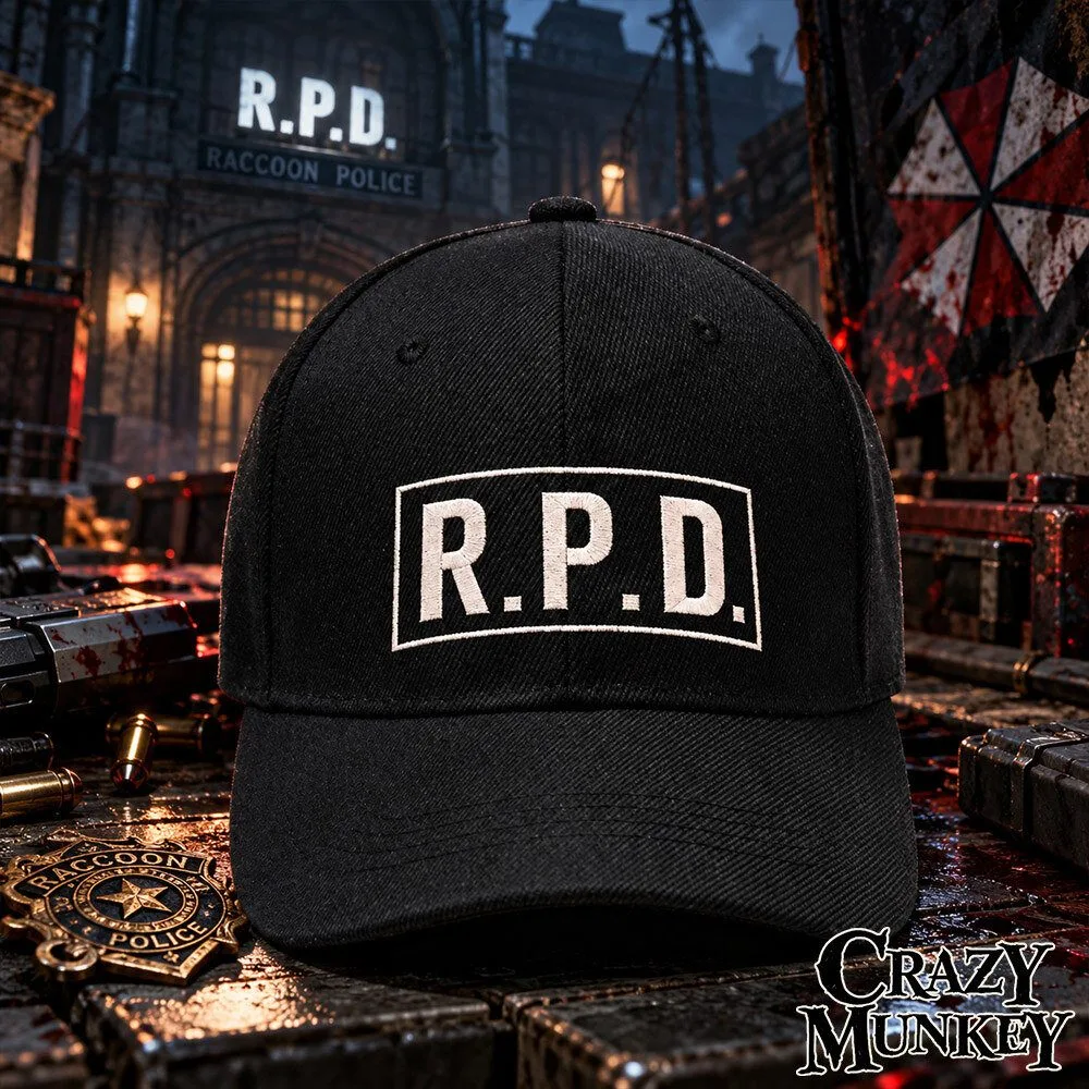 Resident Evil Raccoon City Embroidered Concept Fan Baseball Cap | Headwear 3 Resident Evil Raccoon City Embroidered Concept Fan Baseball Cap | Headwear
