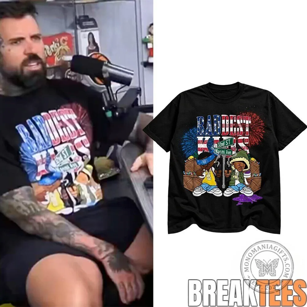 Baddest Kids Streetwear Adam22 Jaden Newman Black T-Shirt 2 Baddest Kids Streetwear Adam22 Jaden Newman Black T-Shirt