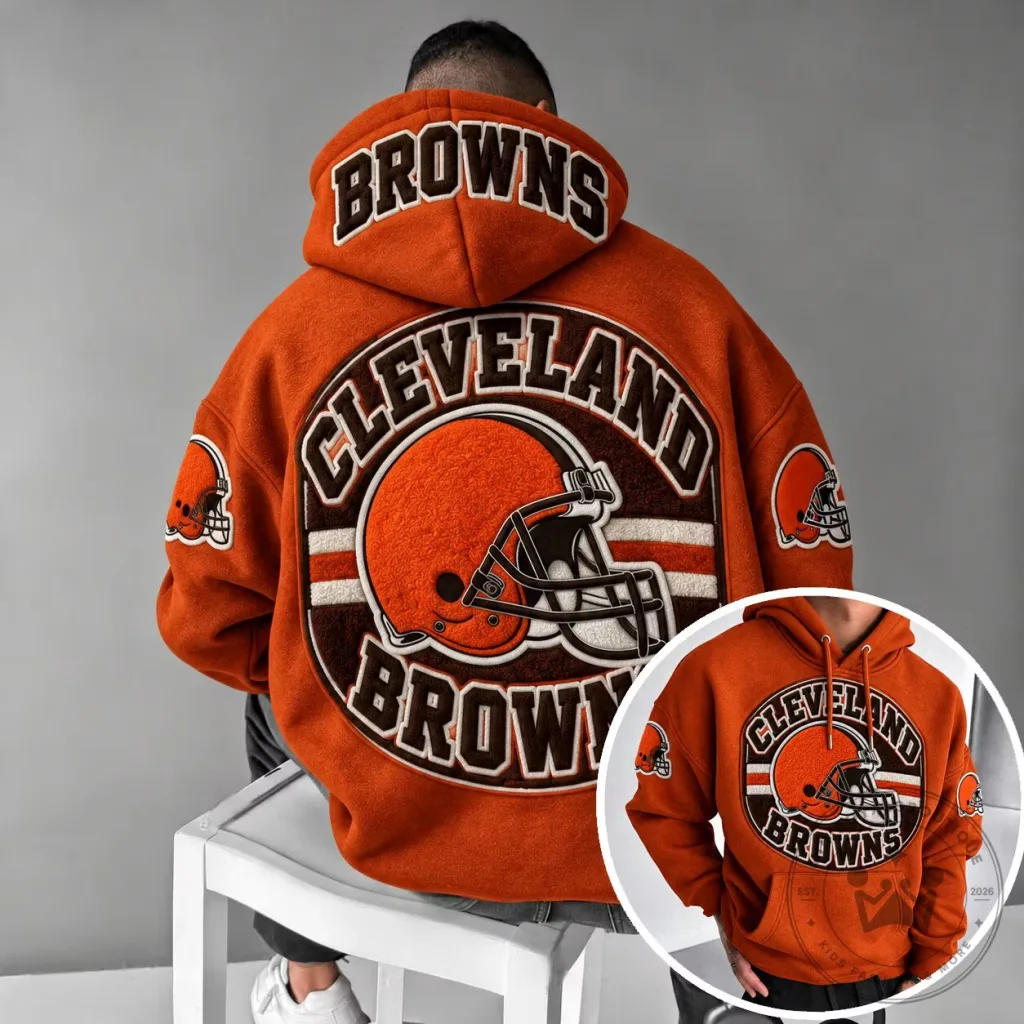 Cleveland Browns Football Team Logo Hoodie Cleveland Browns Football Team Logo Hoodie