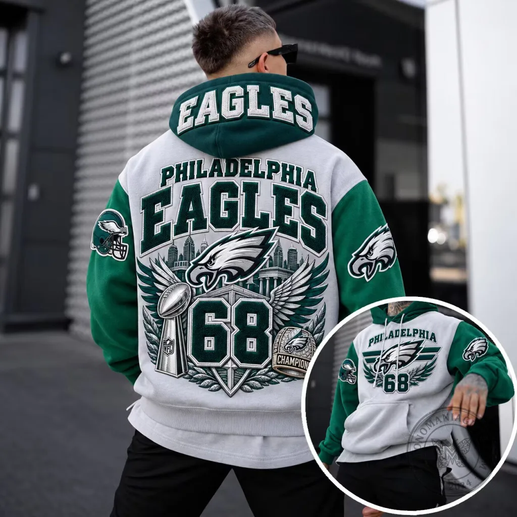 Philadelphia Eagles Super Bowl Champions Football Hoodie Philadelphia Eagles Super Bowl Champions Football Hoodie