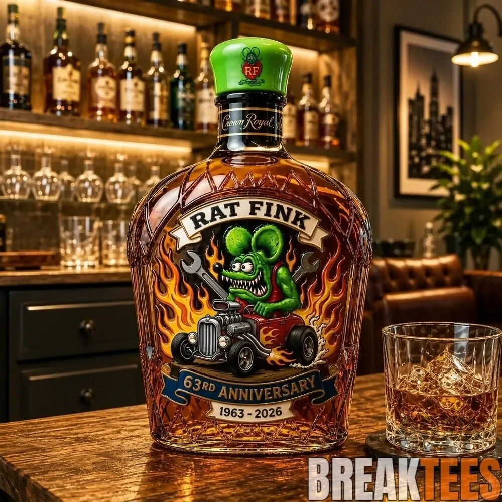 Rat Fink 63rd Anniversary Whiskey Decanter 2 Rat Fink 63rd Anniversary Whiskey Decanter