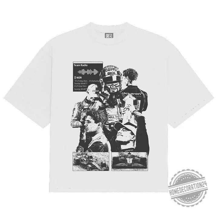 Lando Norris Formula 1 Team Radio Graphic T-Shirt