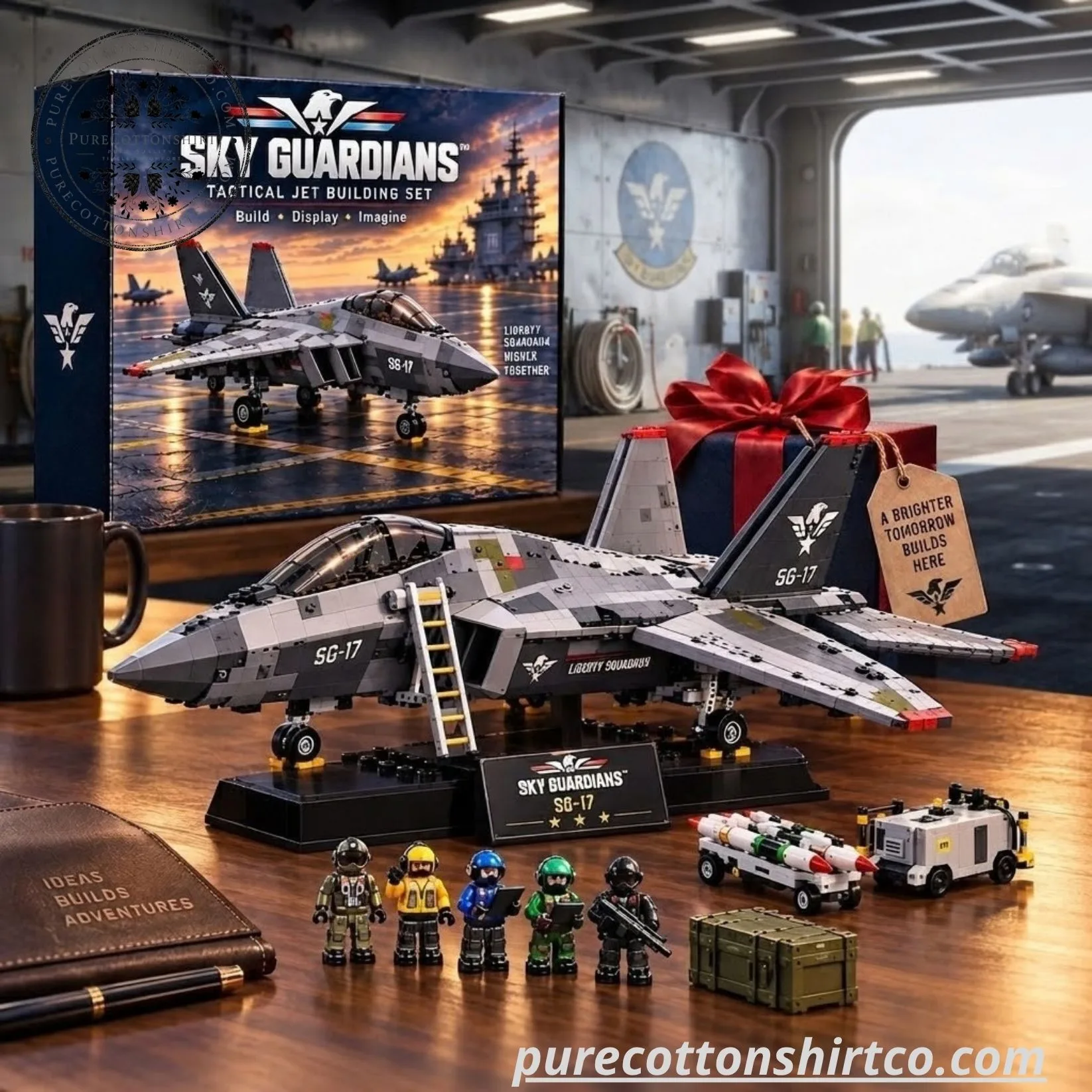 Sky Guardians Tactical Jet Building Set SG-17 – Military Fighter Jet Bricks Model