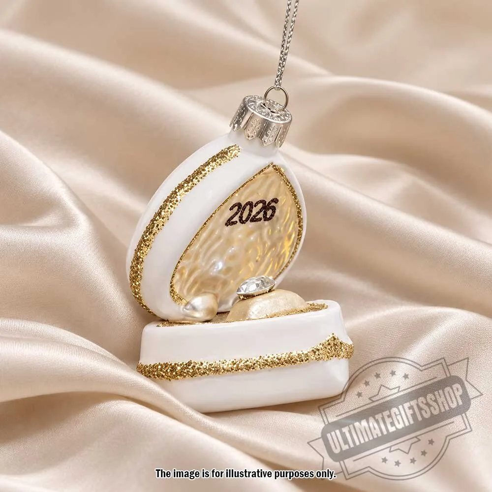 2026 Engagement Ring Box Christmas Ornament