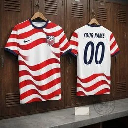 USA Soccer World Cup 2026 Personalized Football Jersey 4 USA Soccer World Cup 2026 Personalized Football Jersey