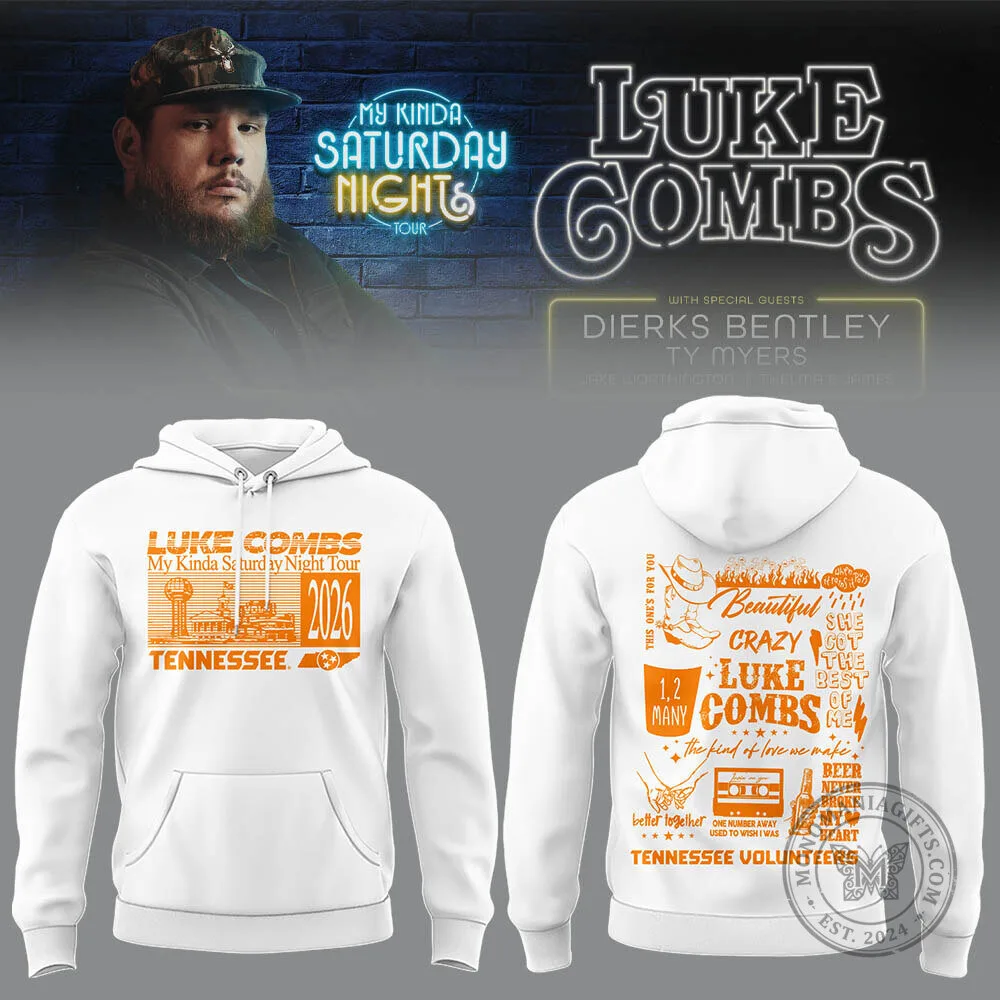 2026 Neyland Stadium Hoodie for Luke Combs' My Kinda Saturday Night Tour