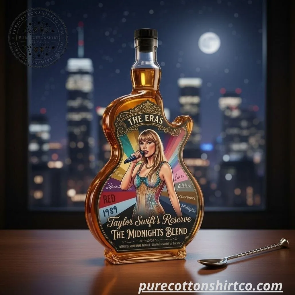 Taylor Swift The Eras Tour Guitar Shaped Whiskey Bottle – The Midnights Blend Collector Bottle 4 Taylor Swift The Eras Tour Guitar Shaped Whiskey Bottle – The Midnights Blend Collector Bottle