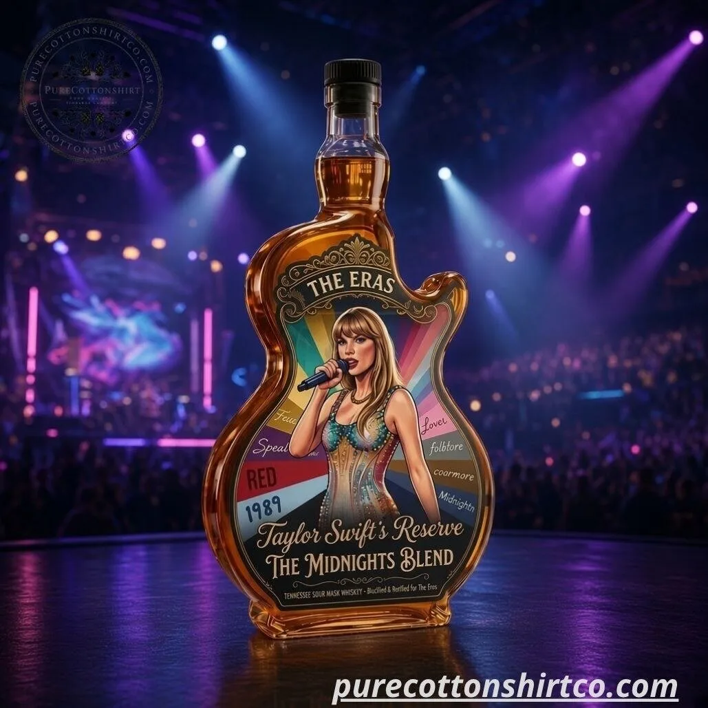 Taylor Swift The Eras Tour Guitar Shaped Whiskey Bottle – The Midnights Blend Collector Bottle 5 Taylor Swift The Eras Tour Guitar Shaped Whiskey Bottle – The Midnights Blend Collector Bottle