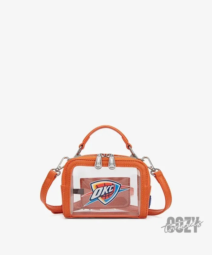 Oklahoma City Thunder NBA Basketball Team Clear Crossbody Bag