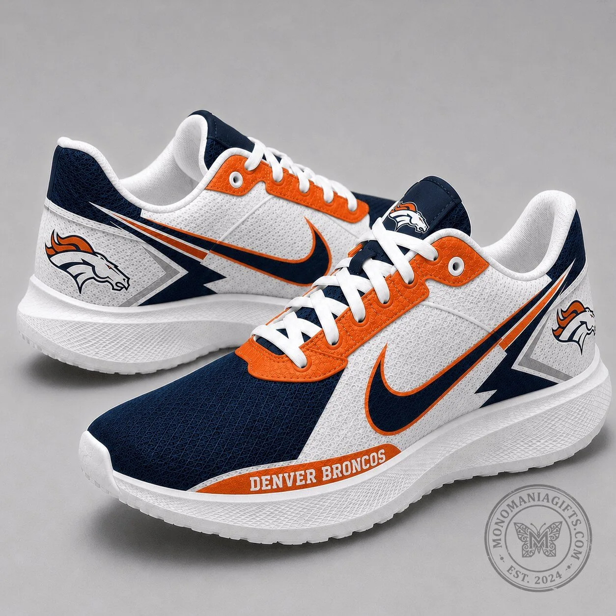 Denver Broncos Team Logo Running Shoes