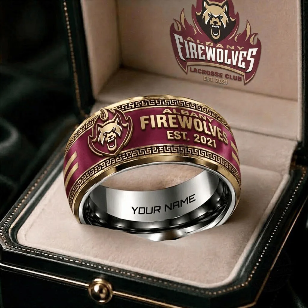 Albany FireWolves Lacrosse Club Personalized Ring