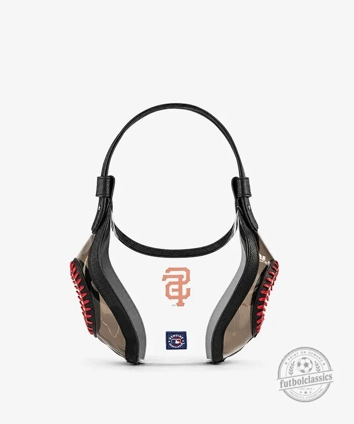 San Francisco Giants Baseball Stitch Clear Hobo Bag 12 San Francisco Giants Baseball Stitch Clear Hobo Bag
