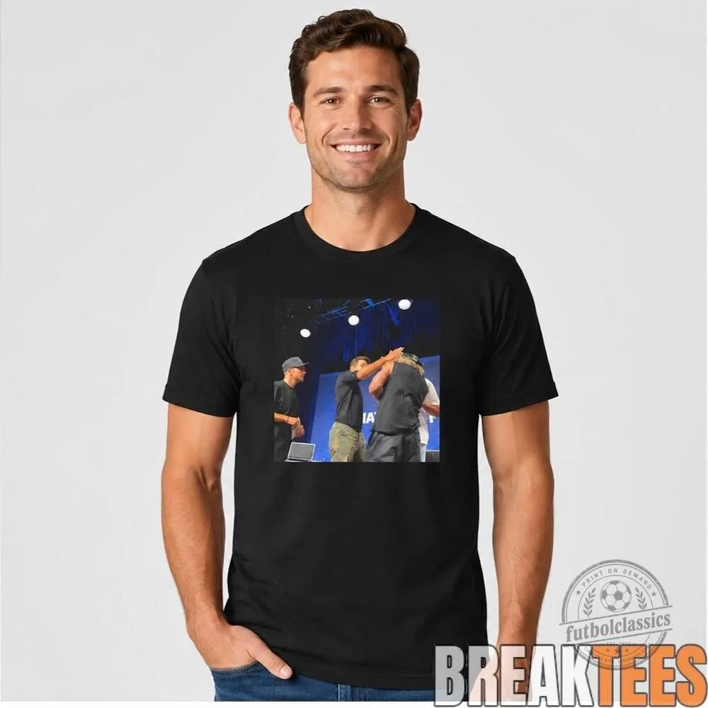 Tom Brady Slapping Logan Paul Funny Meme Black T-Shirt
