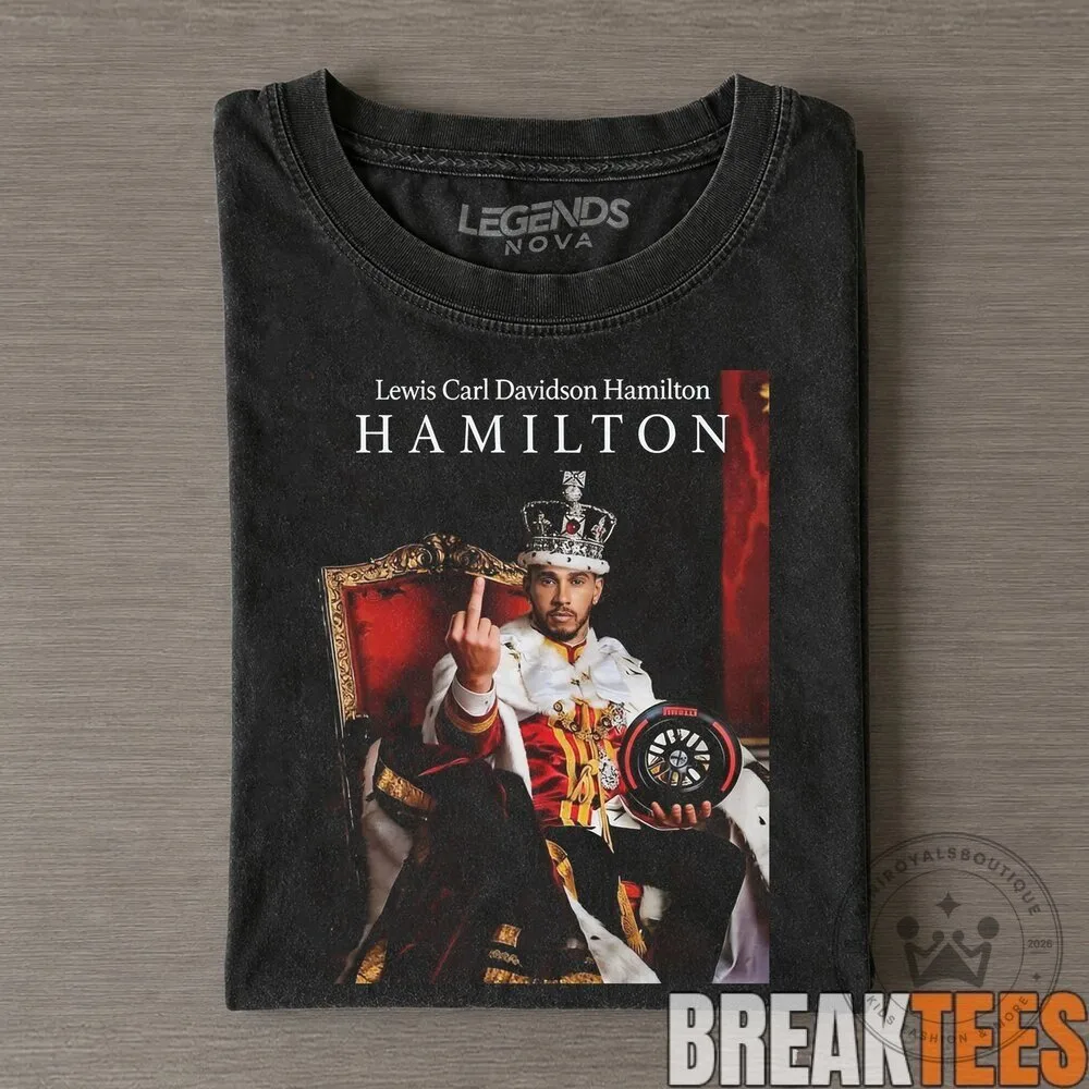 Lewis Hamilton Formula One Racing Champion King Graphic T-Shirt