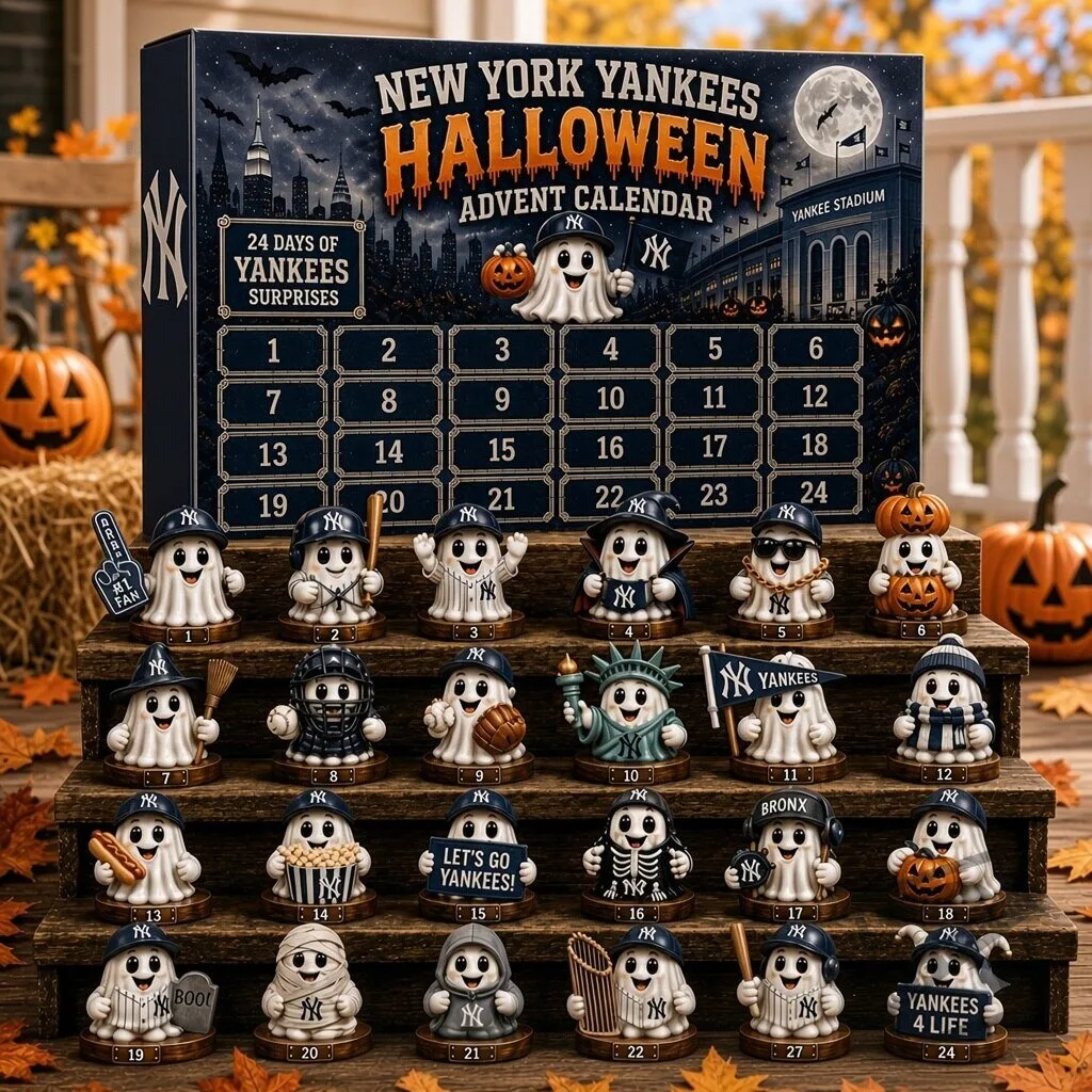 New York Yankees Baseball 2026 Halloween Advent Calendar