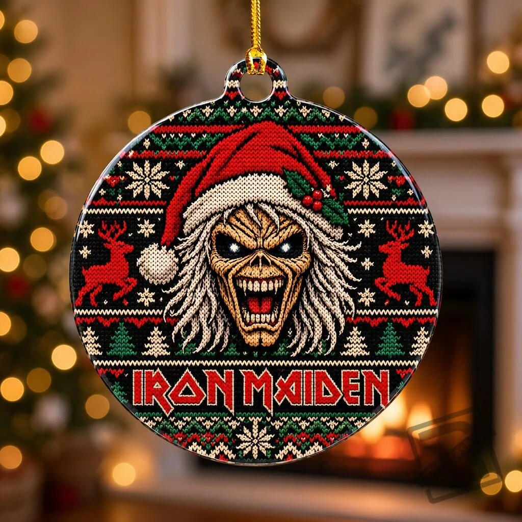 Iron Maiden Custom Shape 2-side Printed Acrylic Ornament