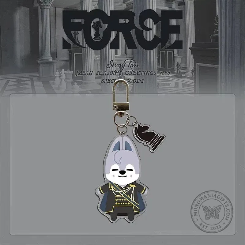Stray Kids SKZOO Force Wolf Chan Japan Seasons Greetings Acrylic Keychain 7 Stray Kids SKZOO Force Wolf Chan Japan Seasons Greetings Acrylic Keychain