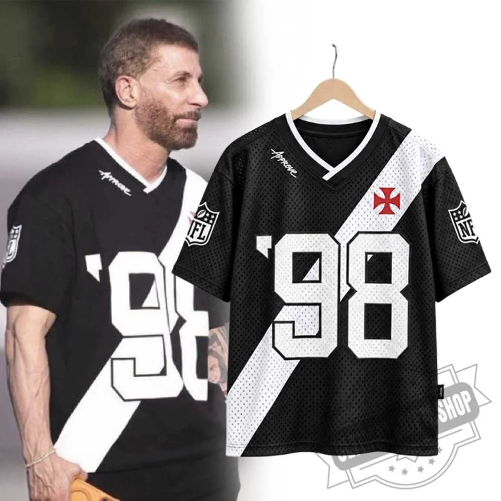 Pedrinho Approve x NFL x Vasco da Gama 98 Retro Mesh Jersey Shirt 3 Pedrinho Approve x NFL x Vasco da Gama 98 Retro Mesh Jersey Shirt