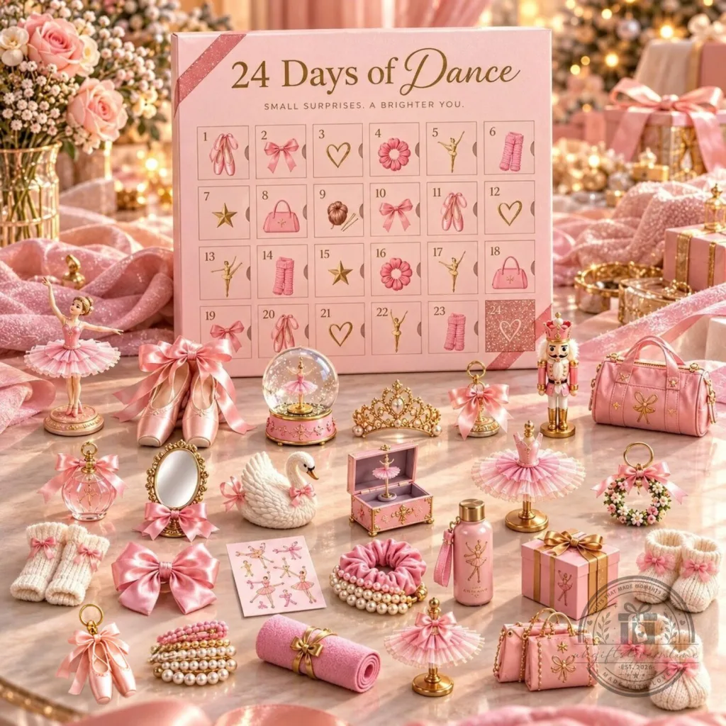 "Best 2026 Christmas Advent Calendars: Dance, Burberry, Versace Gifts" 9 Dance Accessories 24 Day Christmas Countdown Dancer Gifts For Teen Girls Advent Calendar 2026