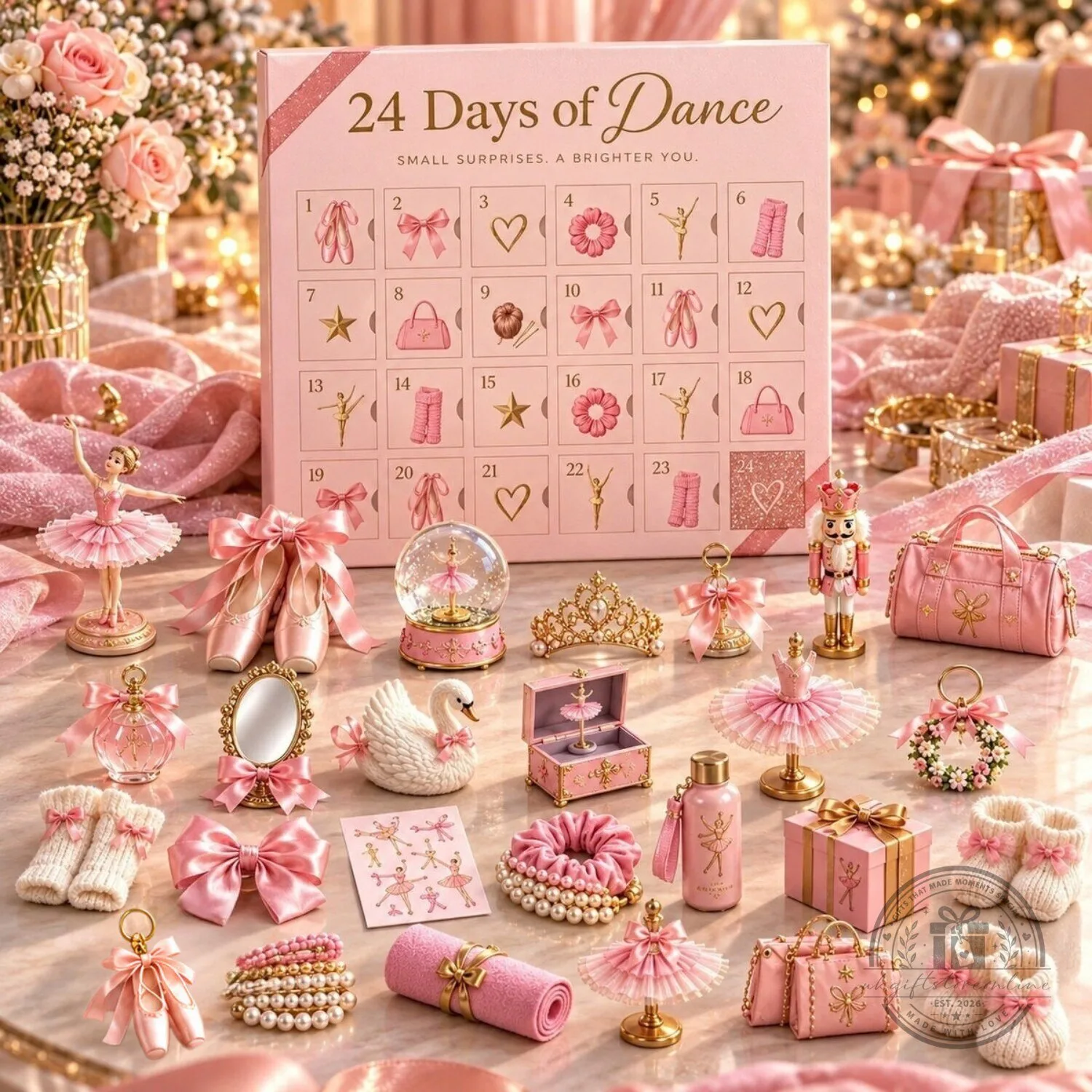 Dance Accessories 24 Day Christmas Countdown Dancer Gifts For Teen Girls Advent Calendar 2026