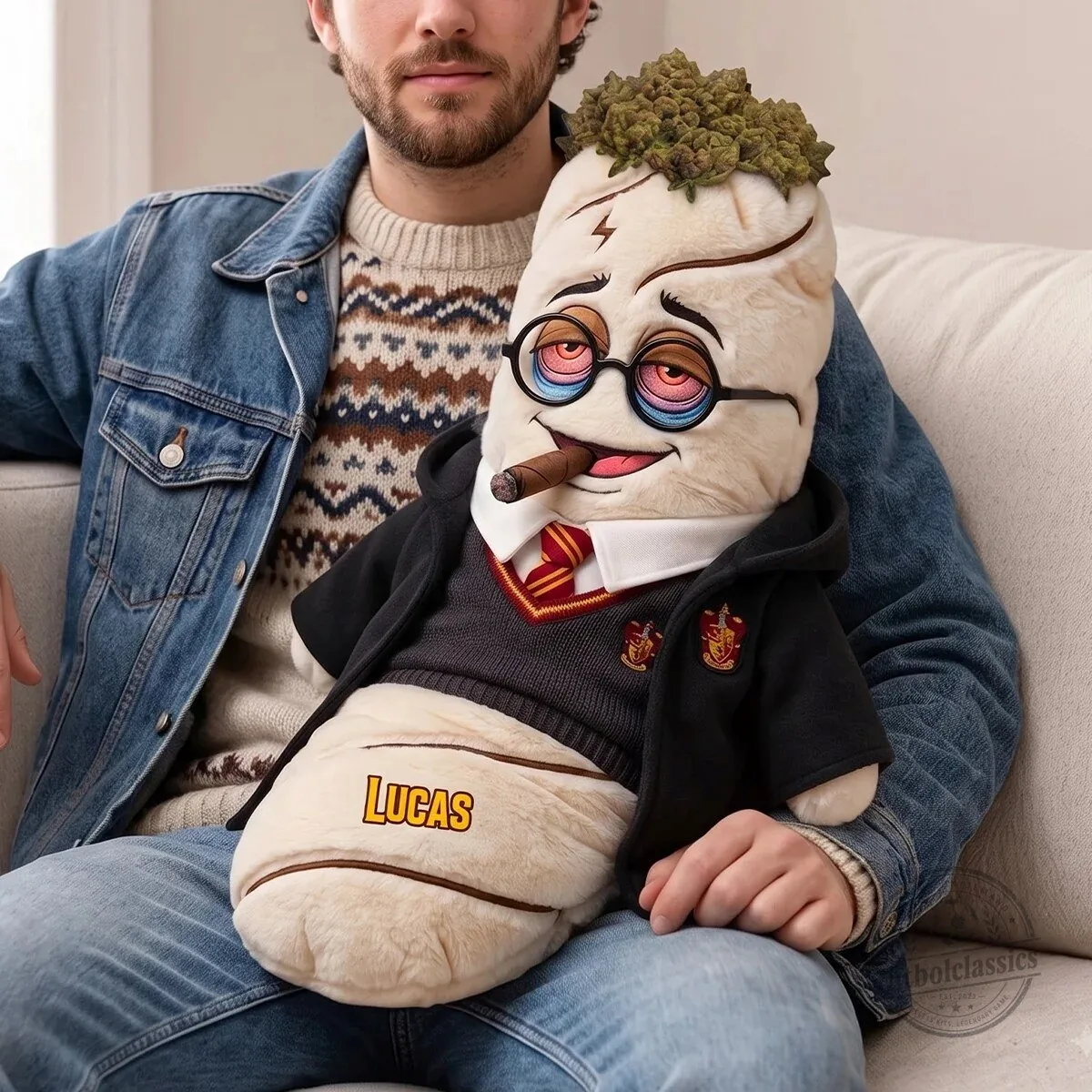 Harry Potter Wizard Weed Bud Personalized Plush Pillow 4 Harry Potter Wizard Weed Bud Personalized Plush Pillow